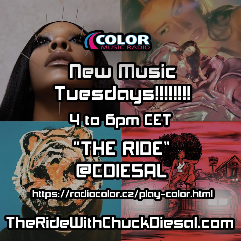 The Ride with ChuckDiesal : May 20th’s New Music Tuesday&nbsp;show