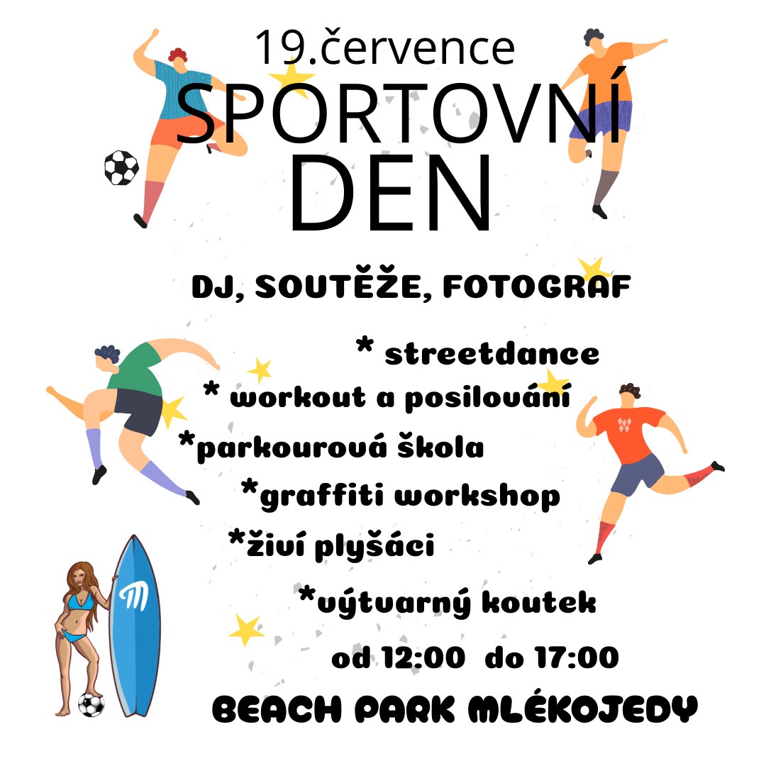 🎉 Early Warning: Family Sports & Fun Day at Beach Park Mlékojedy – July 19, 2025