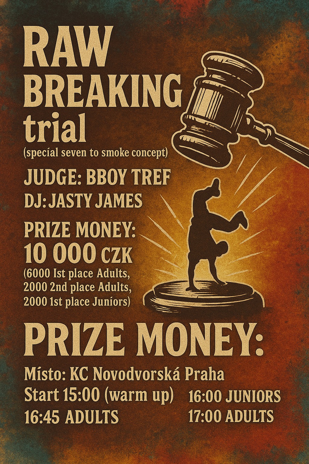 Raw Breaking Trial Prague for Skillz Edition October 1st