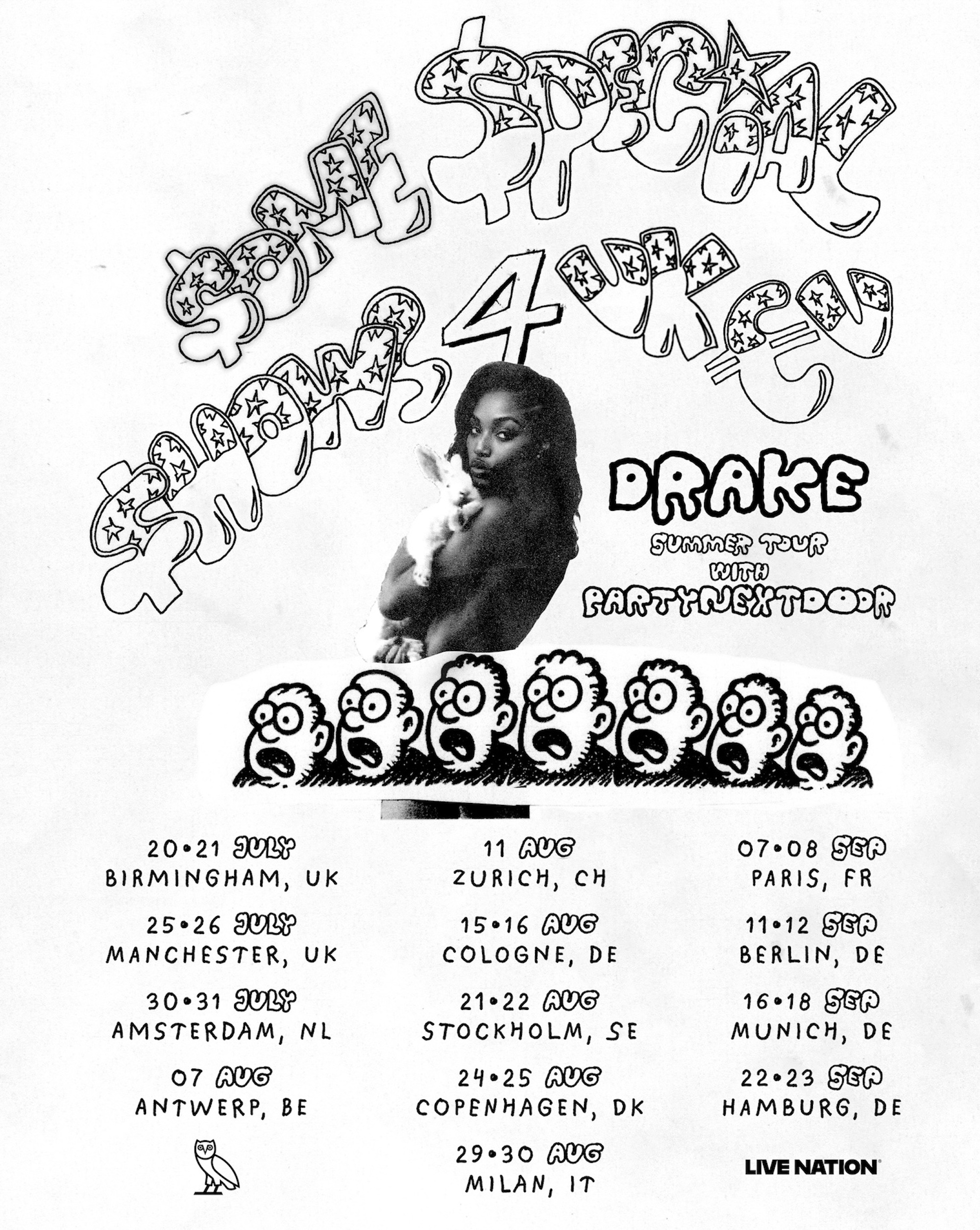 Drake Live in Germany 2025 : Munich & Hamburg Concerts with PARTYNEXTDOOR