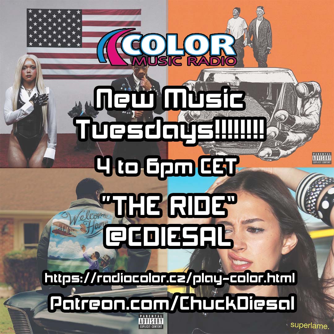 New Music Tuesday with ChuckDiesal. A Sonic Journey from Soul to Hip Hop Greats