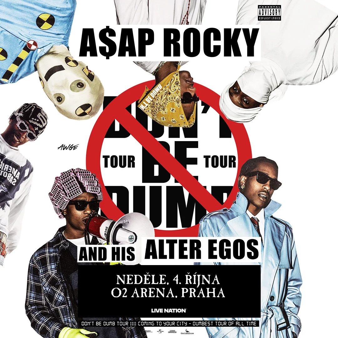 A$AP Rocky Brings the Don’t Be Dumb World Tour to Prague This October. #EarlyWarning