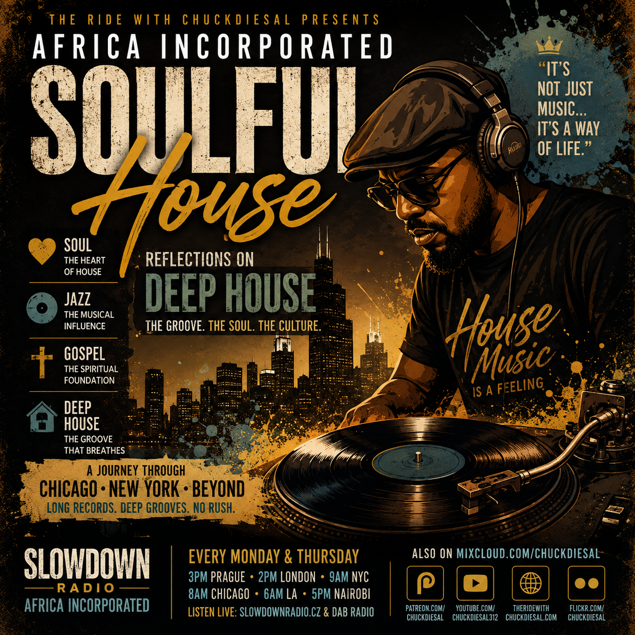Africa Incorporated #117: Deep House Soul Jazz and the Chicago Connection