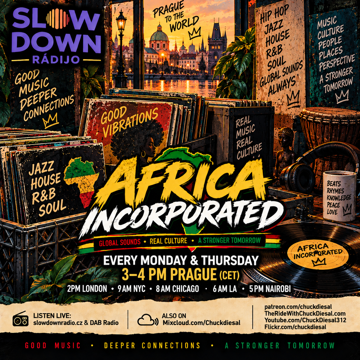 Africa Incorporated #124: Good Vibrations Through Jazz House and Soul