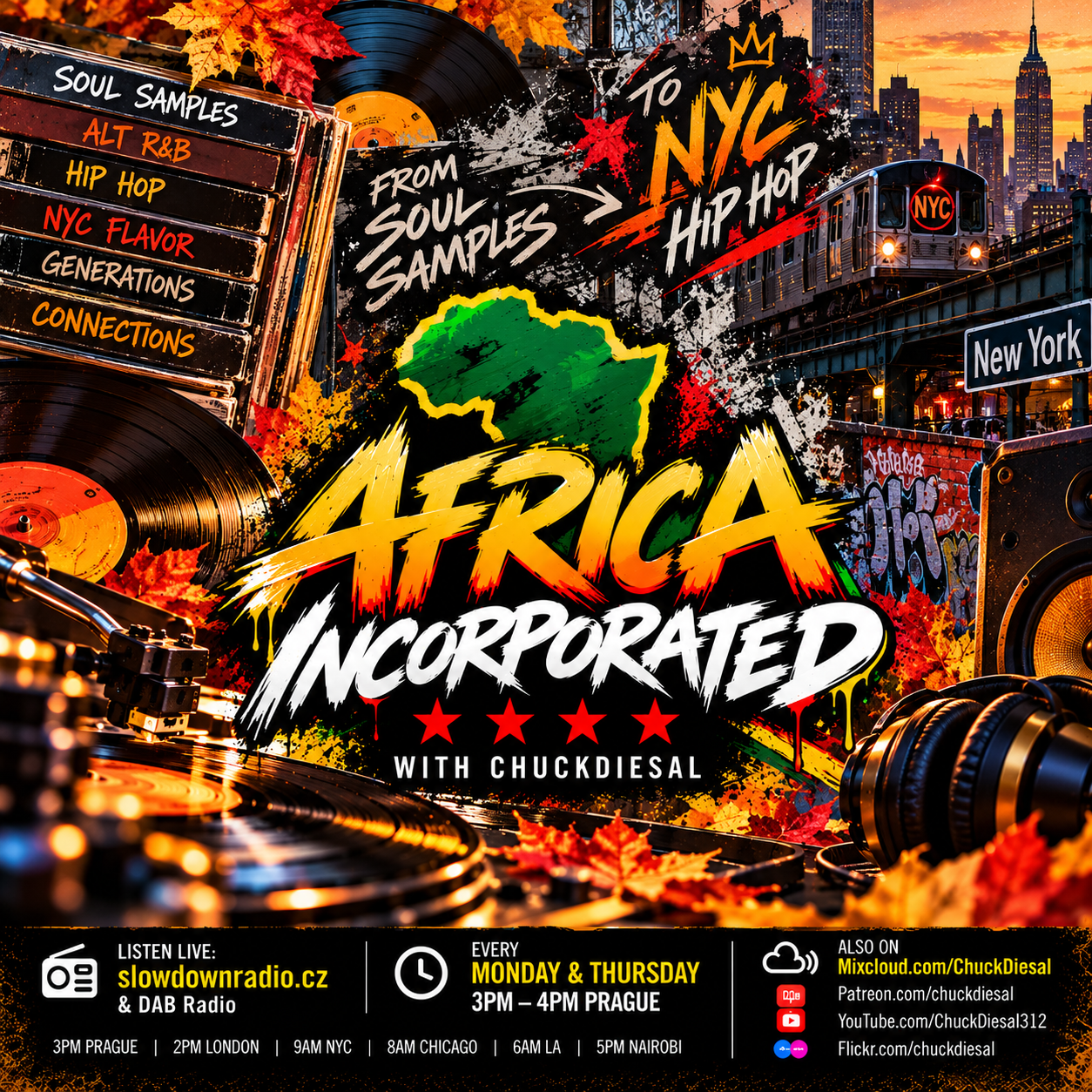 Africa Incorporated #136 “From Soul Samples to NYC Hip Hop!”