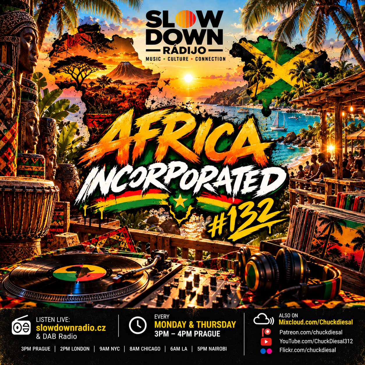 Africa Incorporated #132 “From African Grooves to Jamaican Vibes!”